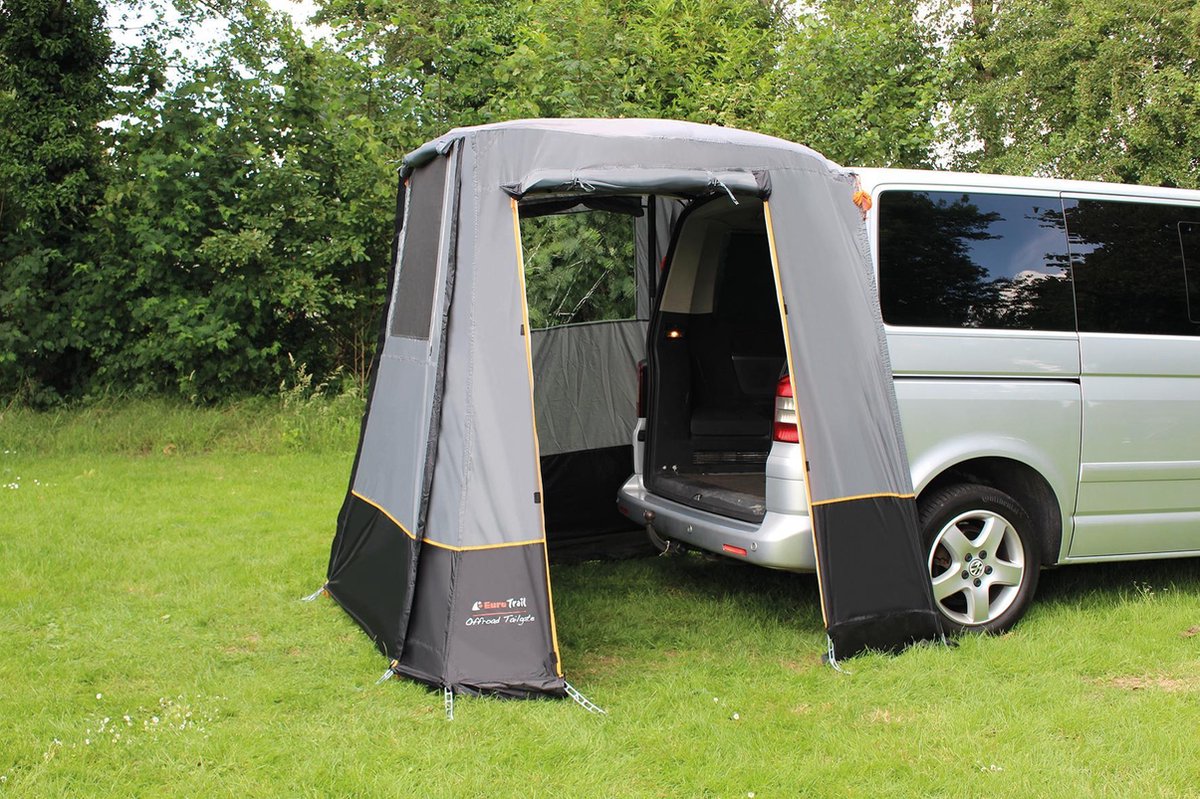 Eurotrail offroad - achterklep tent - charcoal zwart