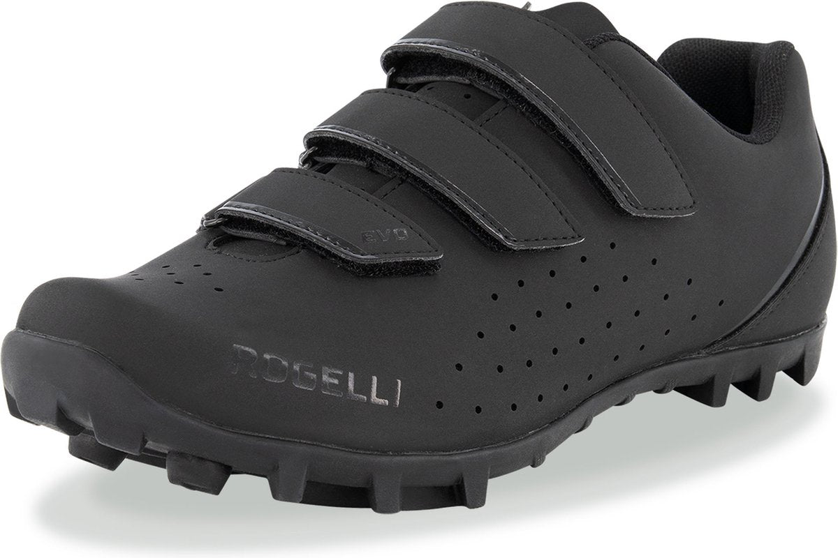 Rogelli r-100x mtb-fietsschoenen heren en dames - zwart - 42