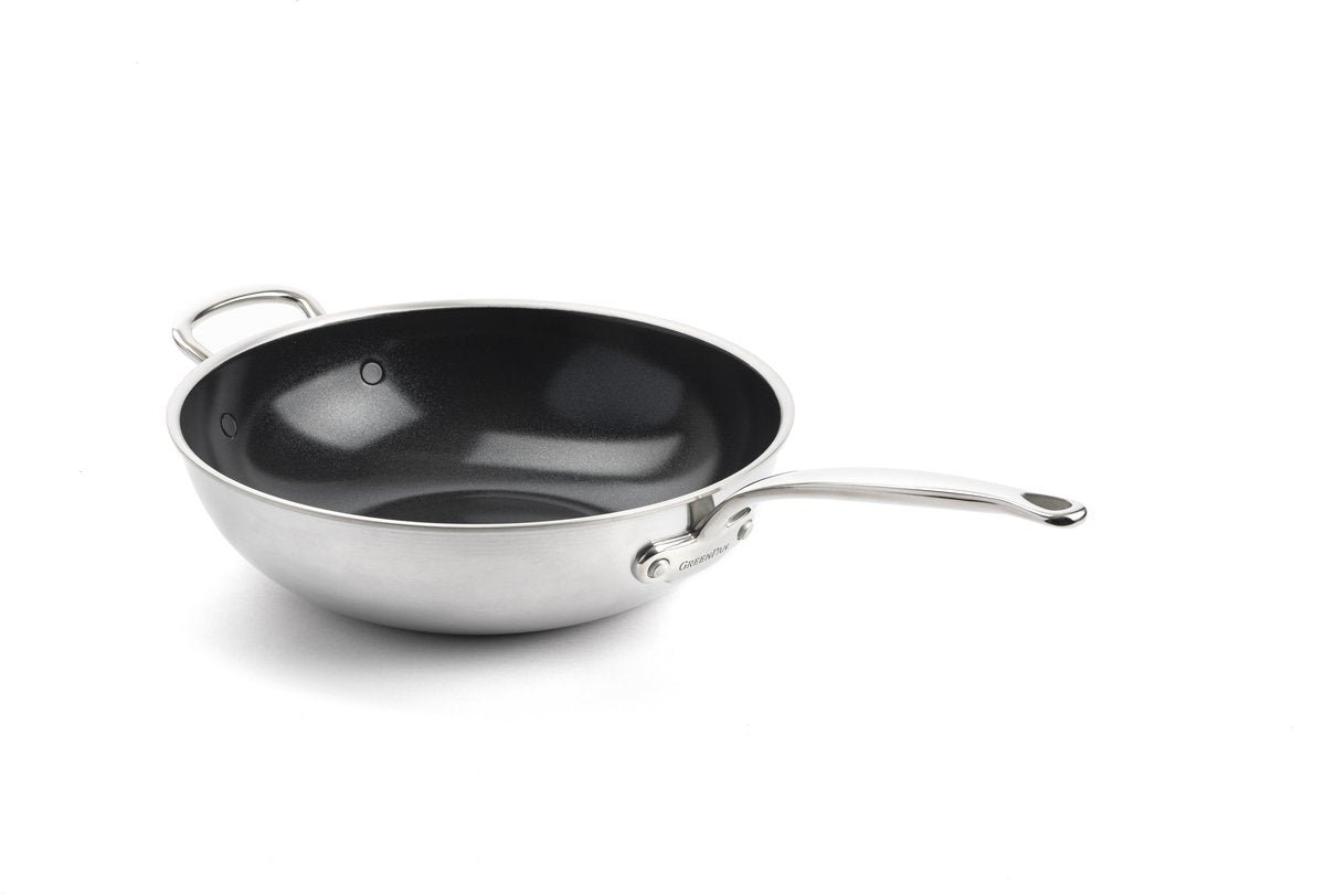 Greenpan Premiere Wok mit zusätzlichem Griff 30 cm 4,7 l