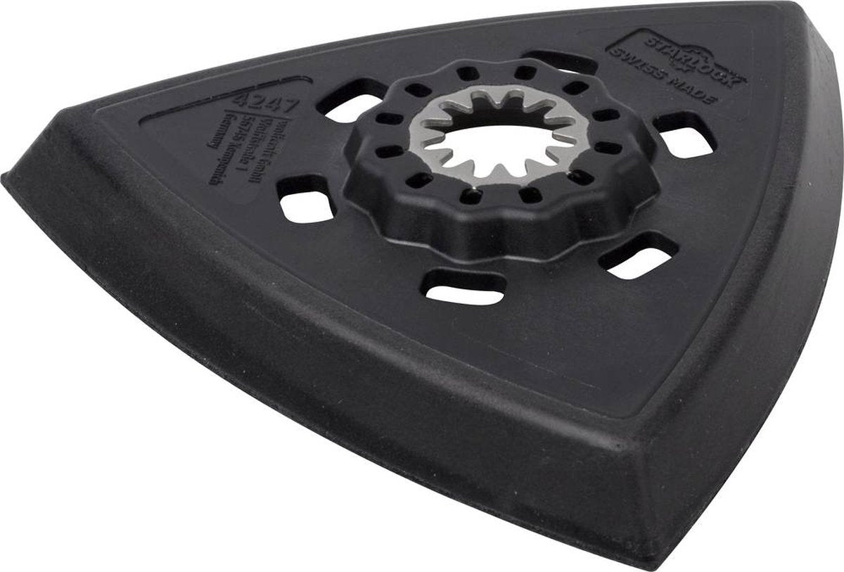 Wolfcraft – Multitool-Schleifpad – Starlock – für Klett-Schleifpapier – 95 mm – 4247000