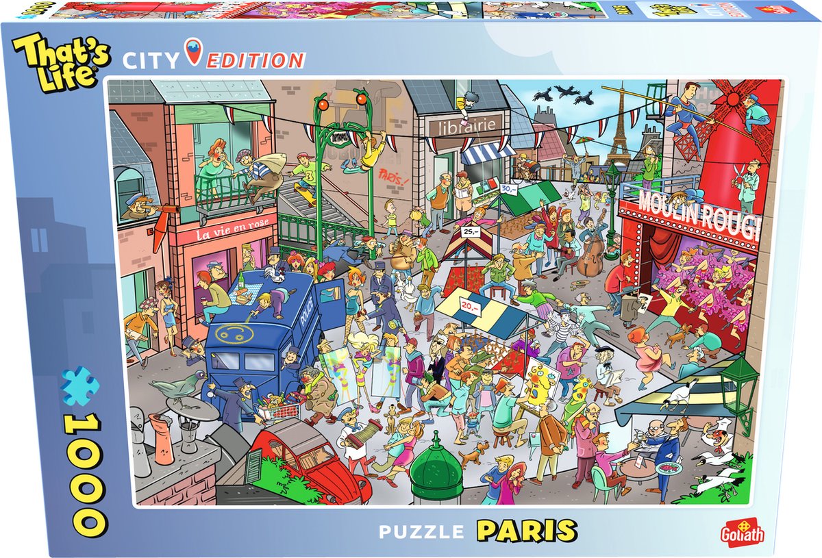 Goliath golitath that's life city edition: parijs legpuzzel - 1000st.