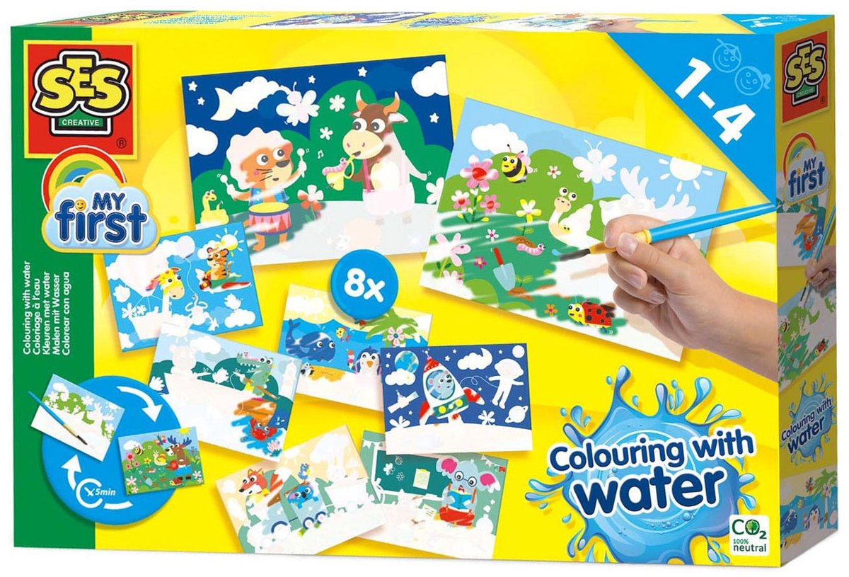 Ses kreatives Ses mein erstes – Malen mit Wasser Mega-Set versteckte Tiere