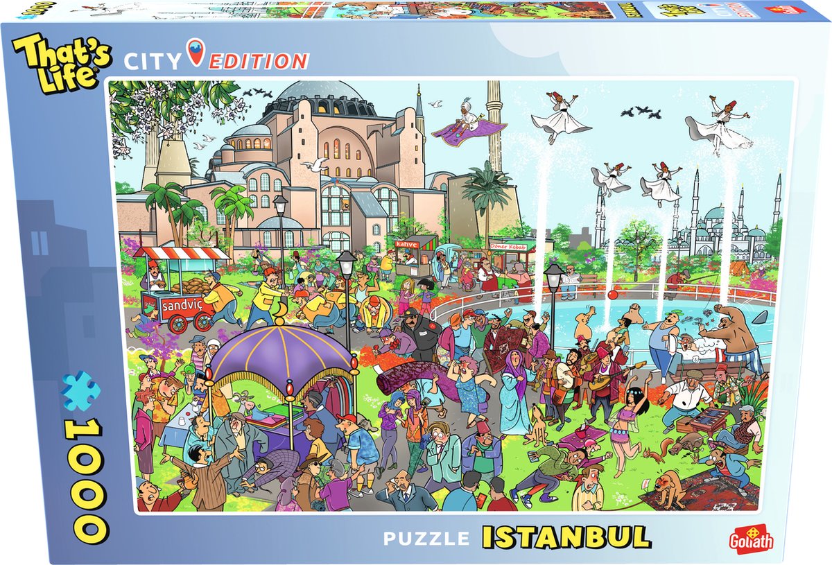 Goliath that's life city edition istanbul - 1000 puzzelstukjes - legpuzzel (68x48cm)