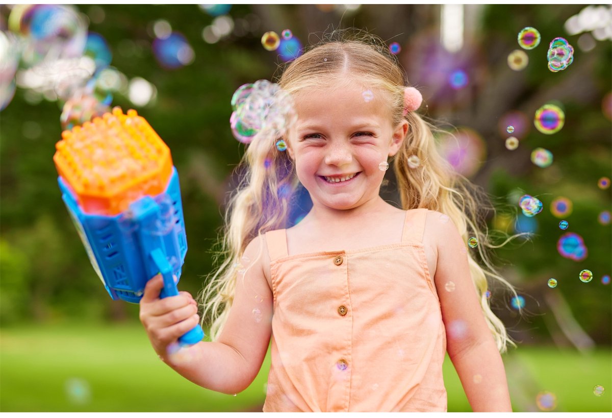 Buncho zuru – Bunch o Bubbles – mittelgroßer motorisierter Seifenblasenblaster