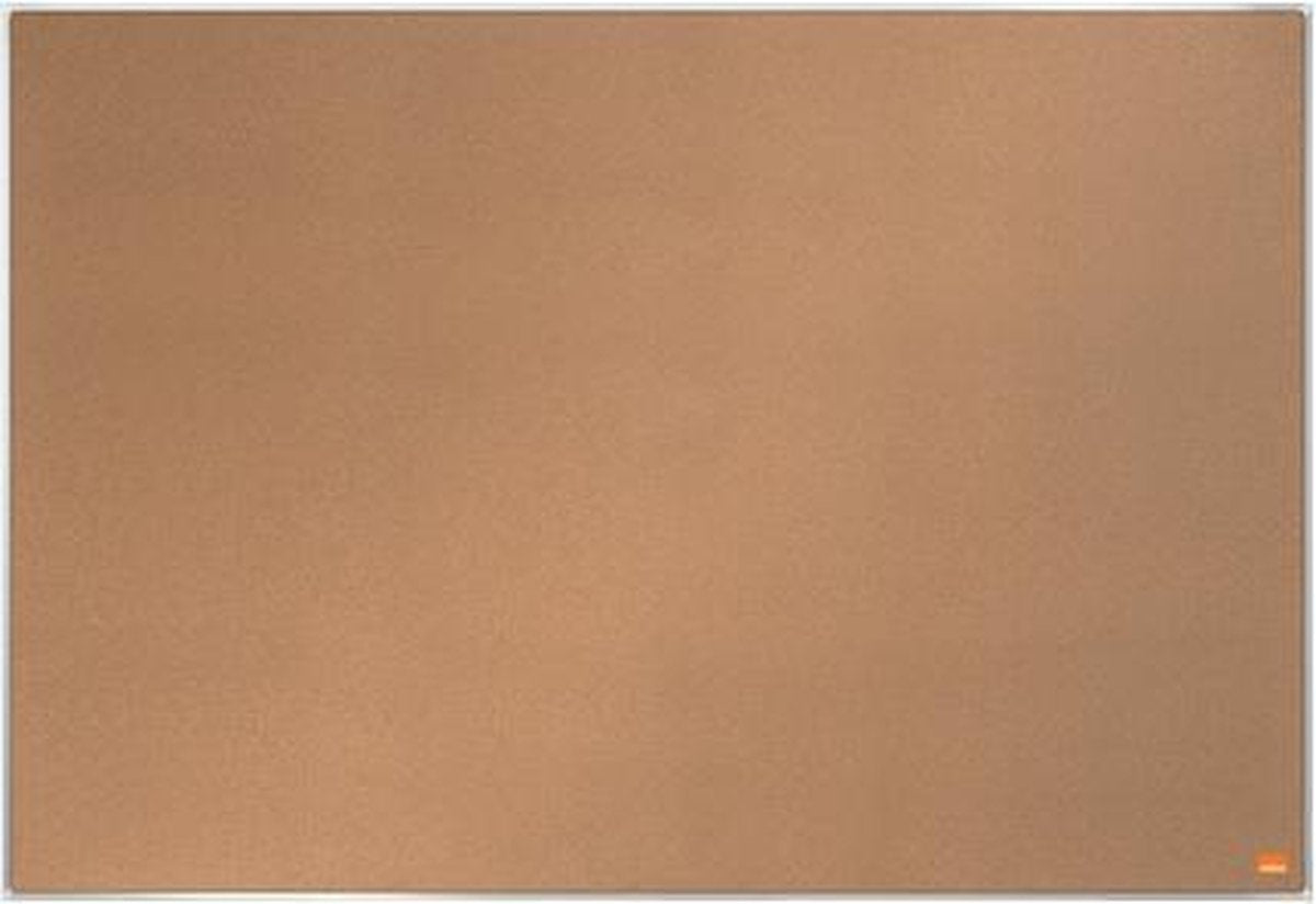 Nobo impression pro Memoboard, Pinnwand mit selbstheilendem Kork – Whiteboard 900 x 600 mm – Naturbraun – Planer