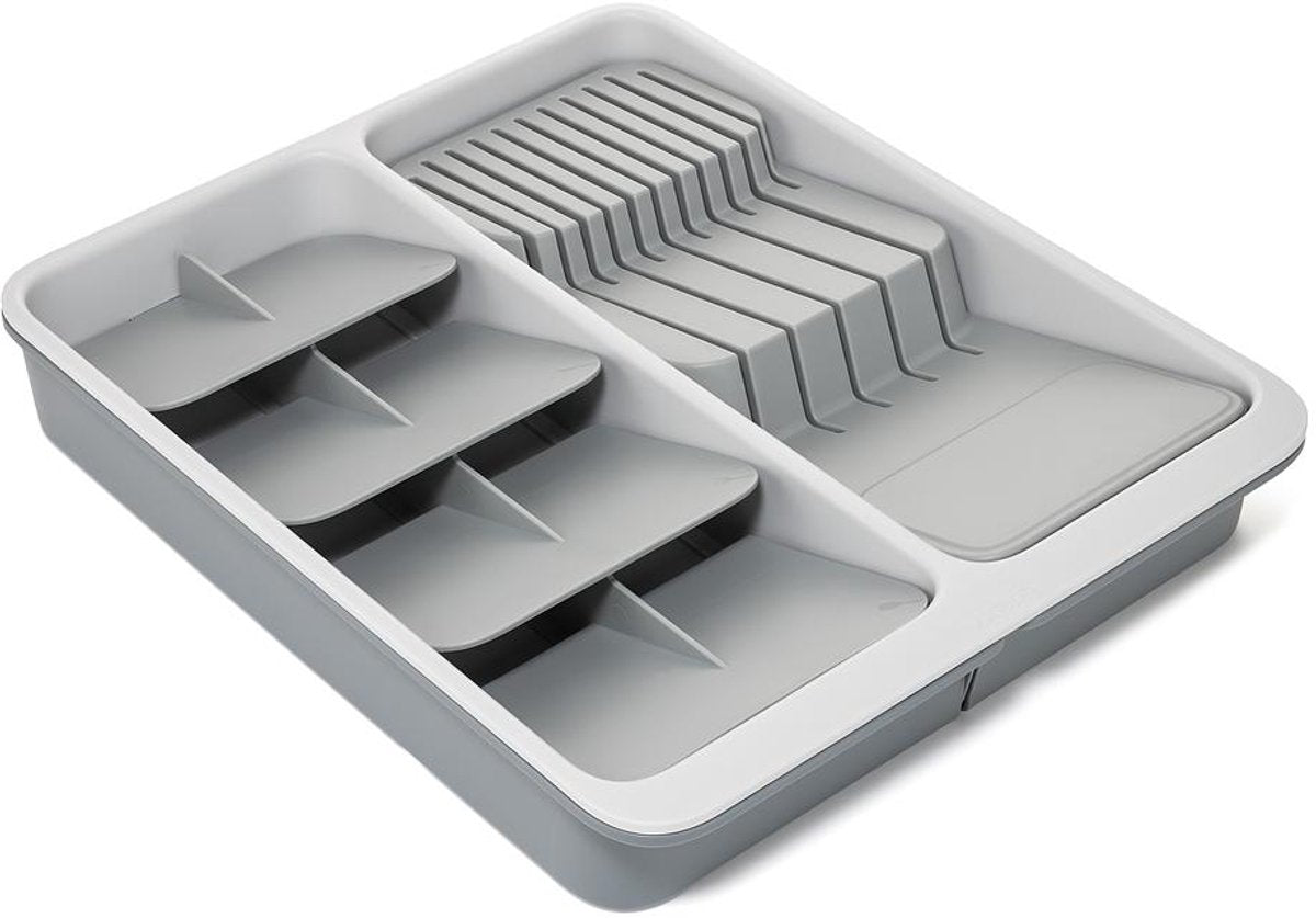 Joseph Joseph Drawerstore™ ausziehbarer mehrschichtiger Ordnungseinsatz mit Messer-Organizer