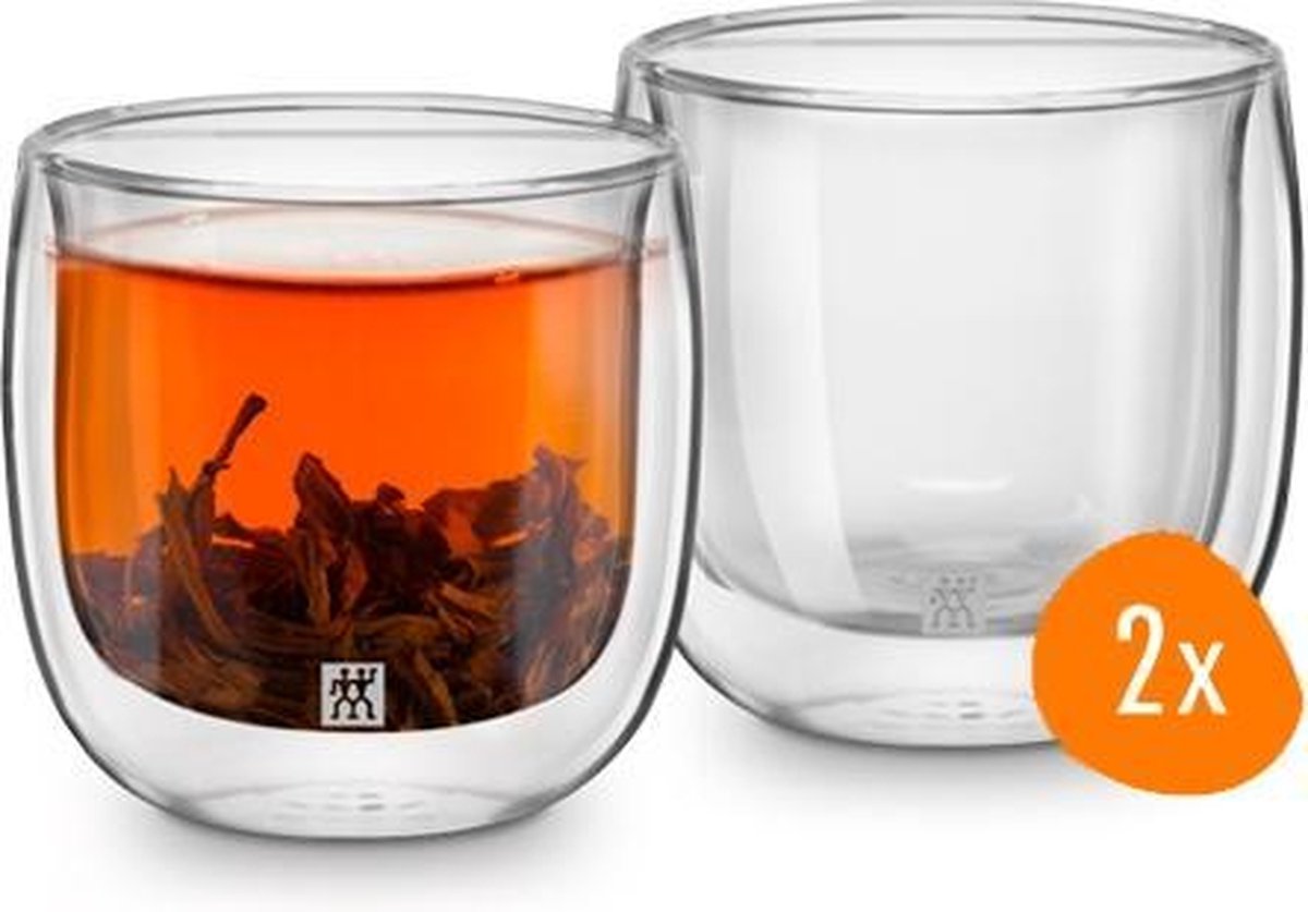 Zwilling Sorrento doppelwandiges Teeglas - 240 ml - 2 Stück