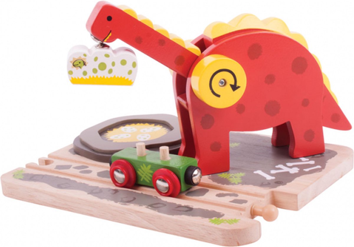 Bigjigs Dino-Kran aus Holz