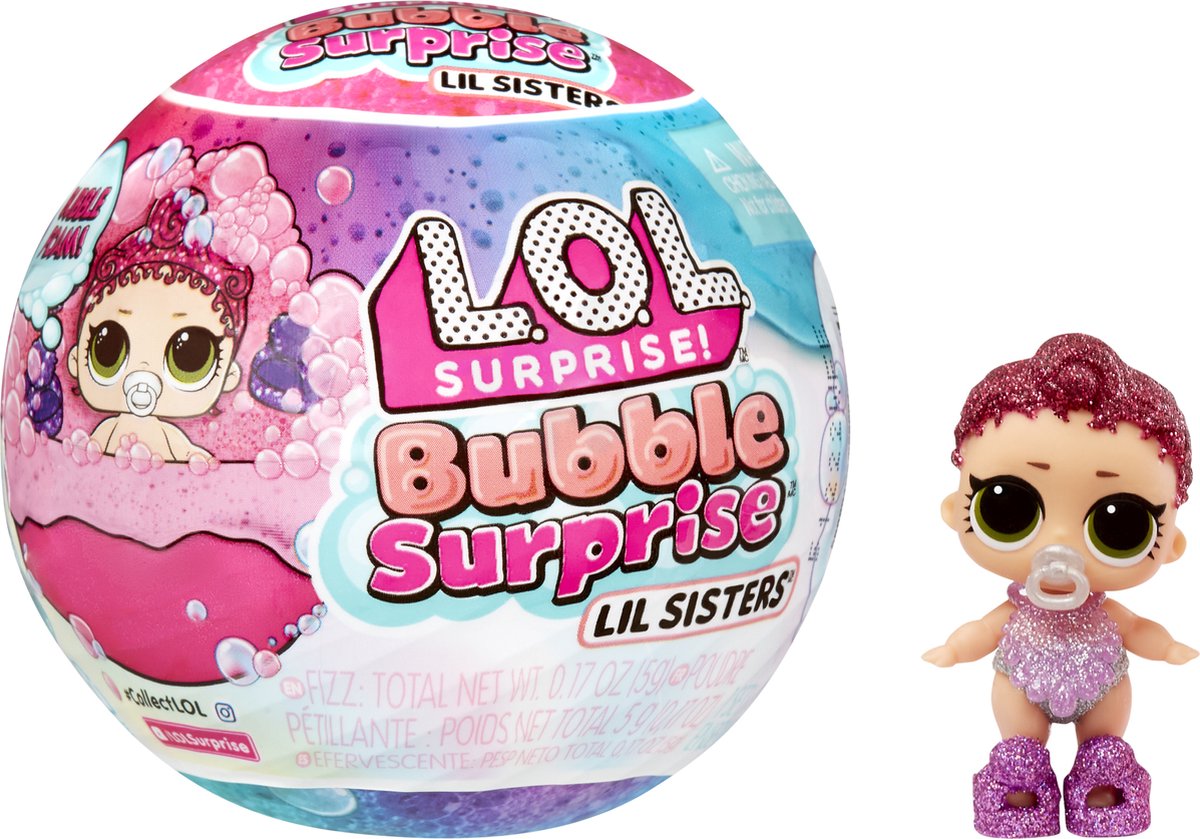 Lol. Überraschung! Blasenüberraschung – kleine Schwestern – 5 cm – Minipuppe