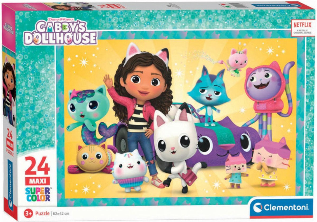 Clementoni PZL 24 Maxi Gabbys Puppenhaus 1