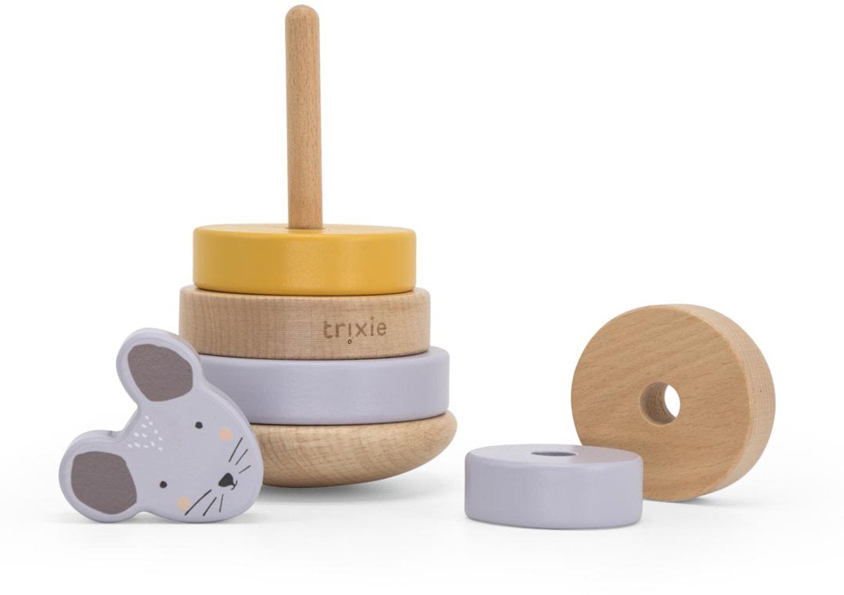 Trixie Wooden Stacking Tower - Frau. Maus