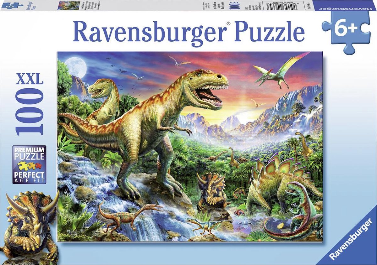 Ravensburger Puzzle mit den Dinosauriern - Puzzle - 100 Teile