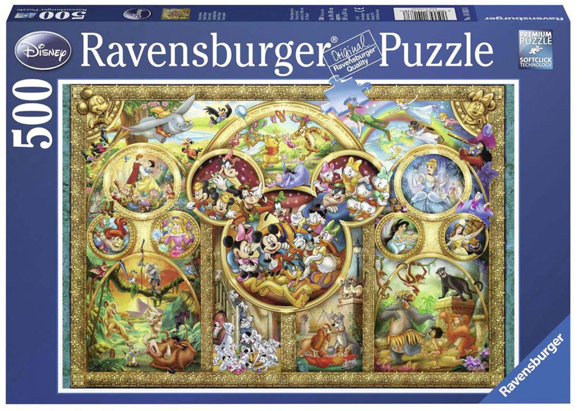 Ravensburger Puzzle Disney Familie, 500 Teile.
