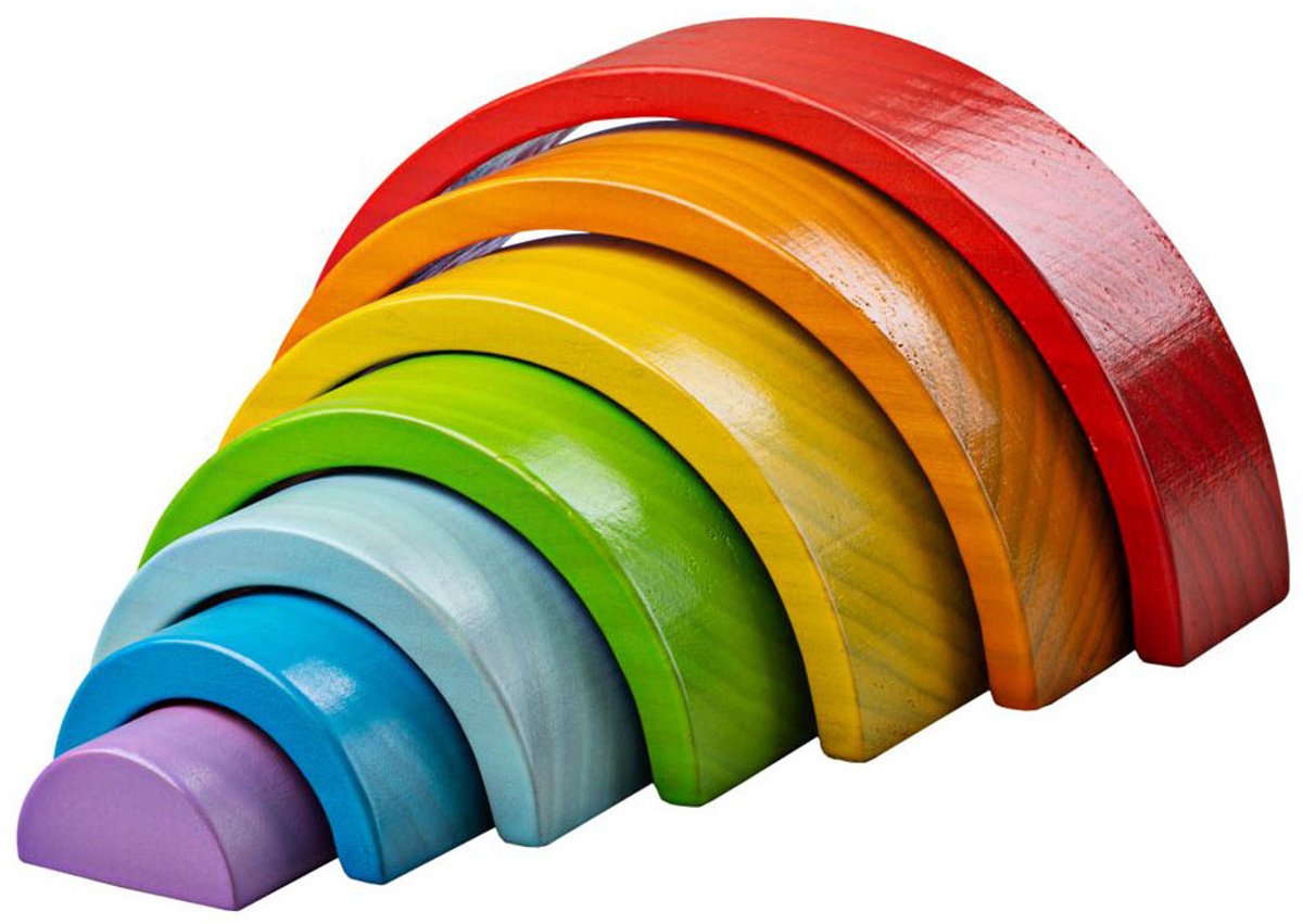 Bigjigs hölzerner Regenbogen klein