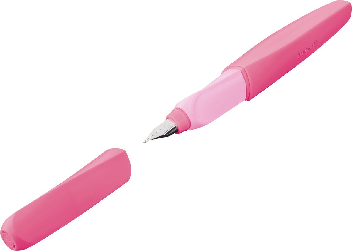 Pelikan Füllfederhalter Twist – Beerenrosa – F-Feder