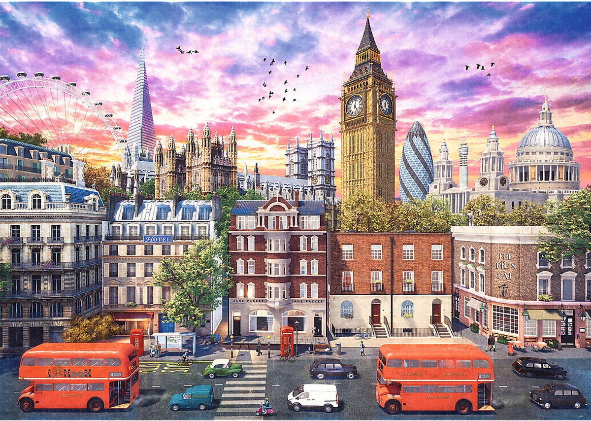 Trefl-Puzzle - London Walk - 4000 Teile - Puzzle für Erwachsene.