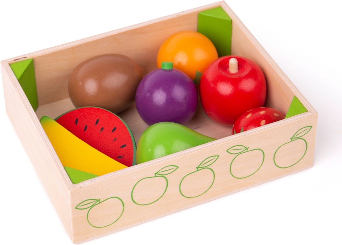 Bigjigs-Kiste mit Obst