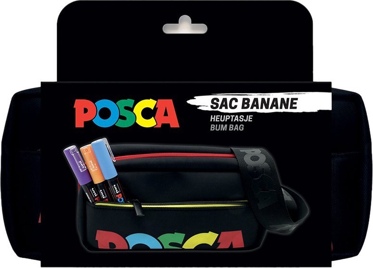 Posca Hüfttasche – tragbare Tasche – Reißverschluss – oval