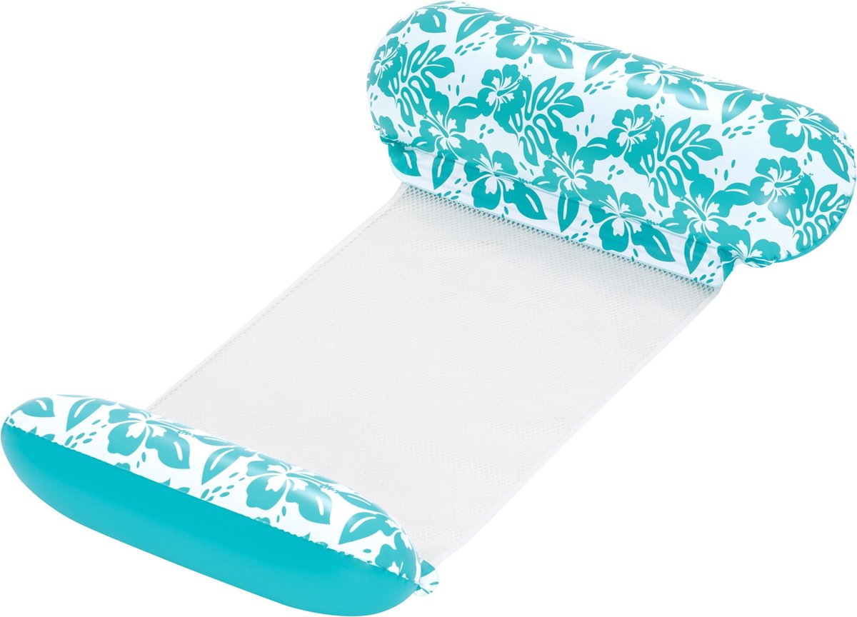 Bestway Blumen-Luftbett mit Netzbasis, 114 cm