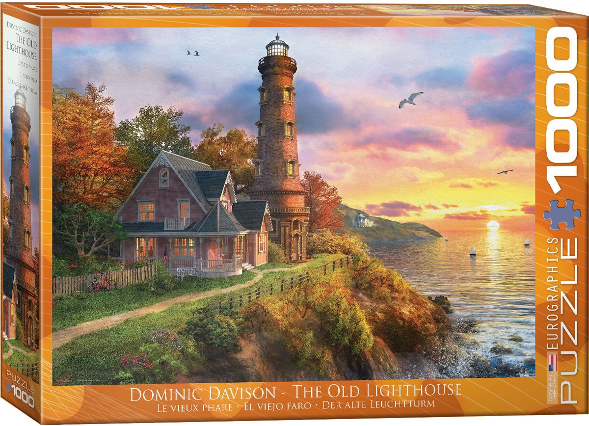 Eurographics – Der alte Leuchtturm – Dominic Davison – 1000 Teile 68×48cm (B×H) – Puzzle