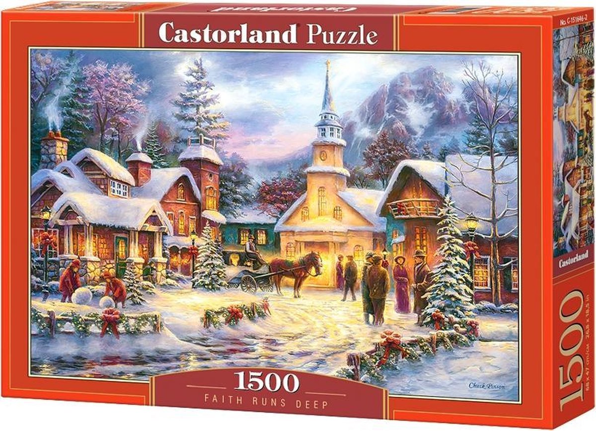Selecta Castorland-Puzzle Der Glaube ist tief, 1500 Teile.