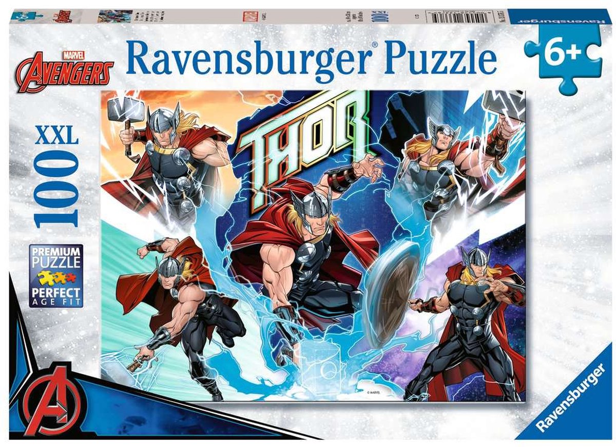 Ravensburger Jigsaw Puzzle xxl Marvel Thor, 100..