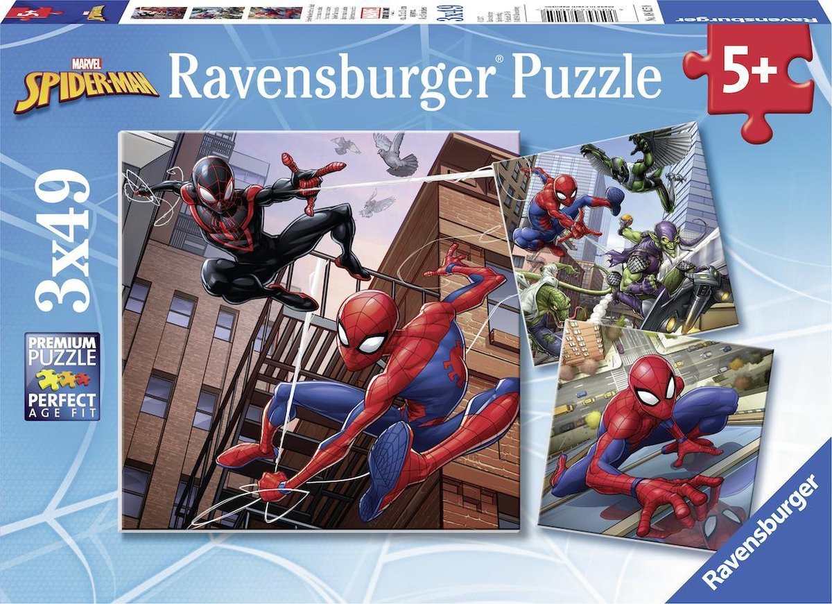 Ravensburger Spiderman Puzzle, 3x49st.