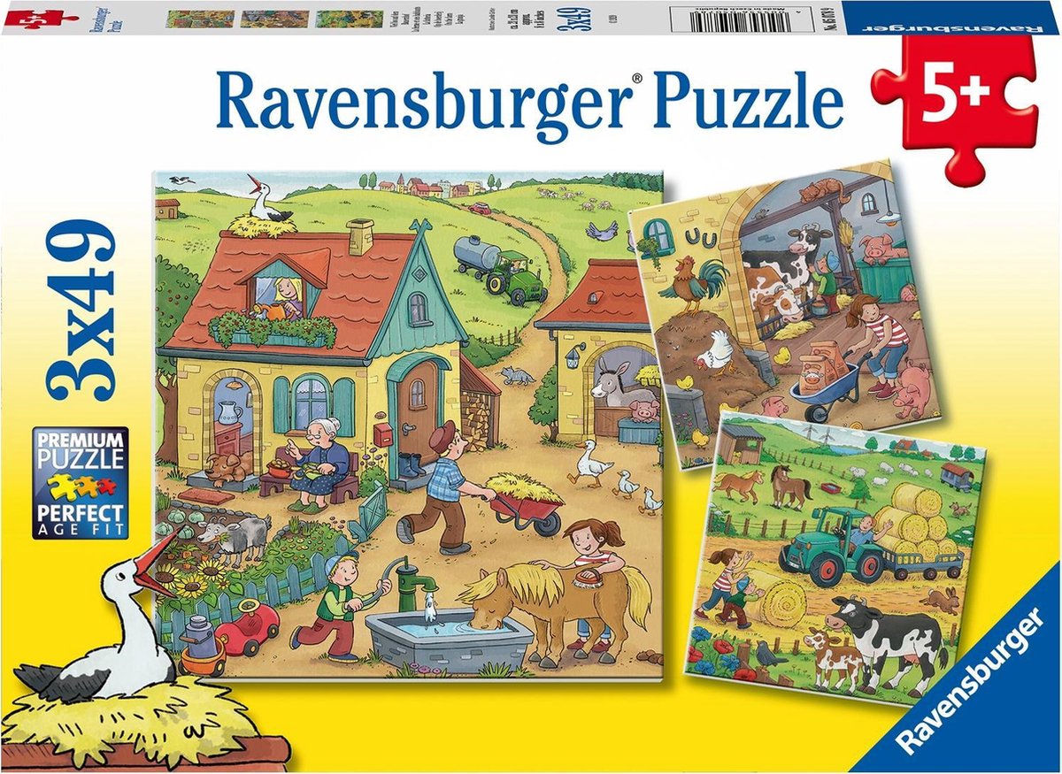 Ravensburger - Auf der Farm 3x49st.