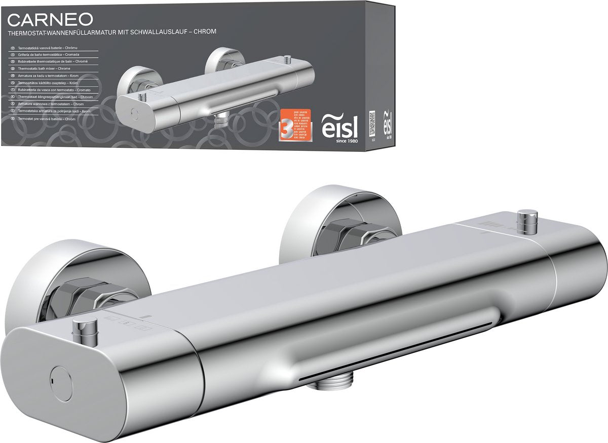 Eisl Wannenarmatur Carneo Thermostat chromfarben