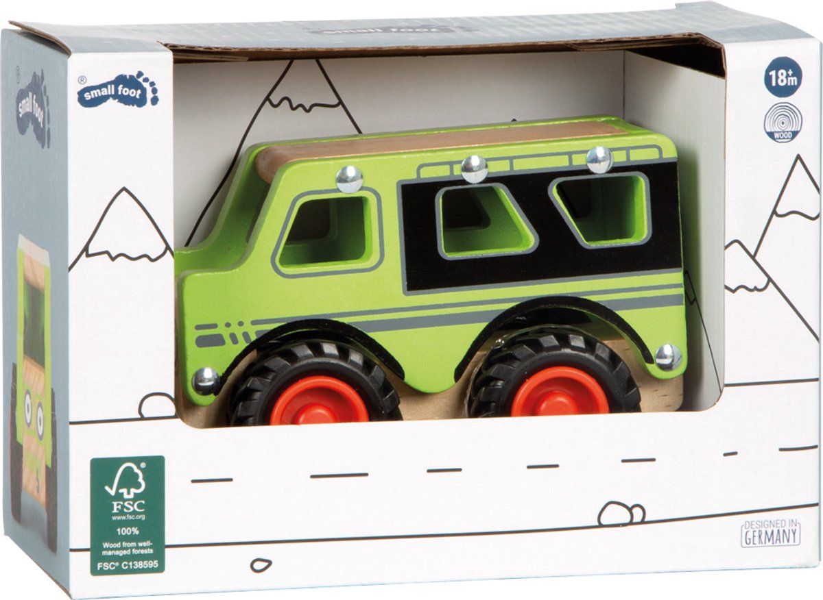 Small Foot - Offroad-Jeep aus Holz, grün