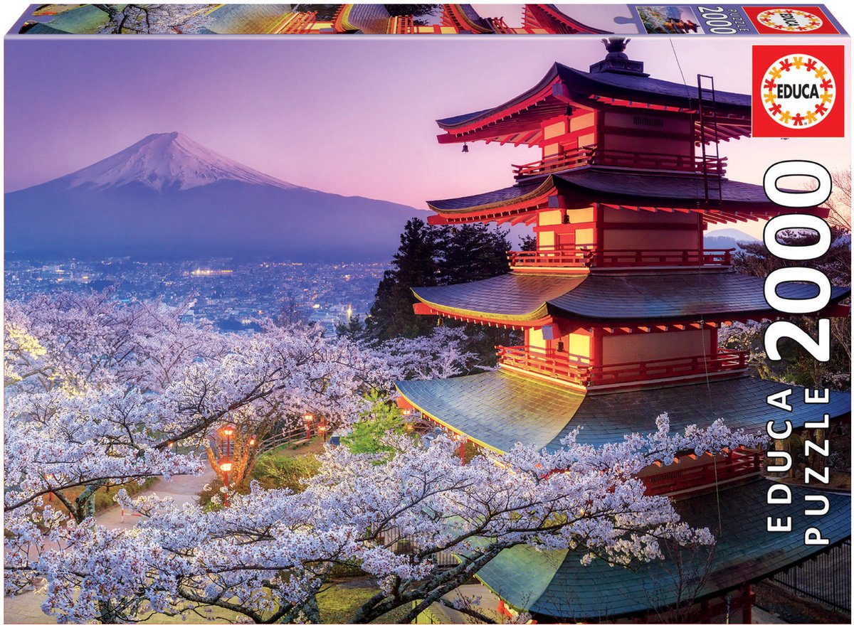 Educa – Puzzle – Mont Fuji Japan – 2000 Teile – Puzzle