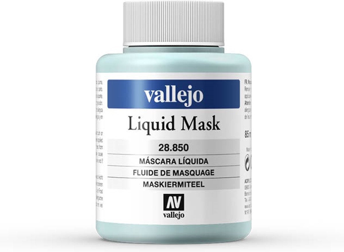 Vallejo Hobbyfarbe – 28850 Flüssigmaskenflüssigkeit – 85 ml Flüssigmaskierung – 85 ml