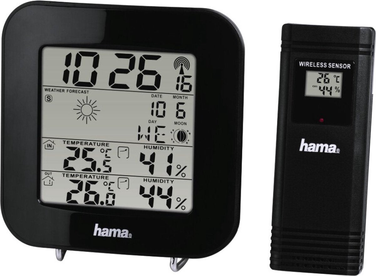 Hama Wetterstation EWS-200, Schwarz