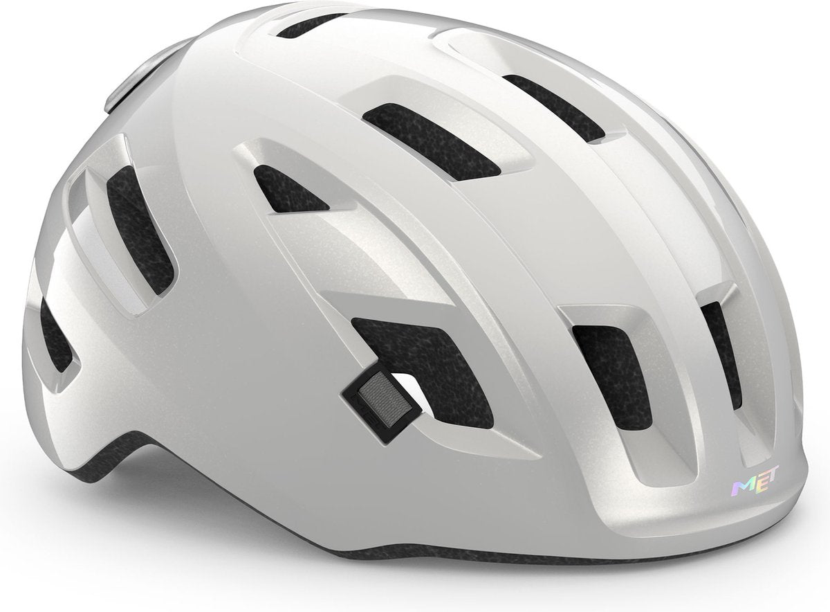 Mit E-Mob Fahrradhelm Herren Damen – Fahrradhelm E-Bike Erwachsene – Größe S (52–56 cm) – NTA8776 – Weiß