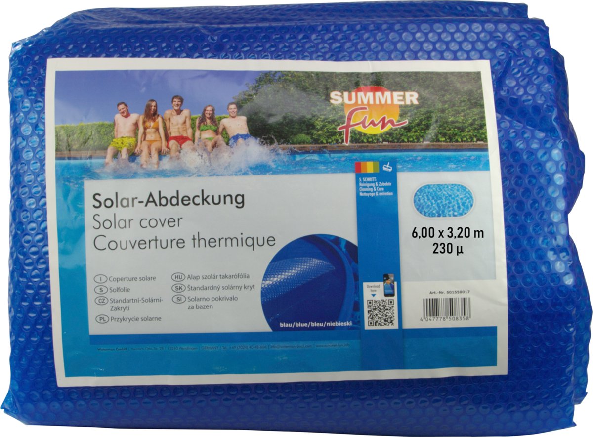 Sommer spaß sommer spaß sommer summer schwimmbad cover Solar oval 600x320 cm pe blau