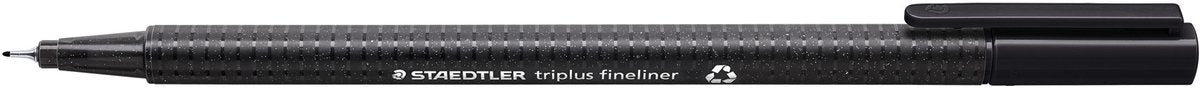 Staedtler Fineliner Triplus 334 0,3 mm schwarz | 10 Stück