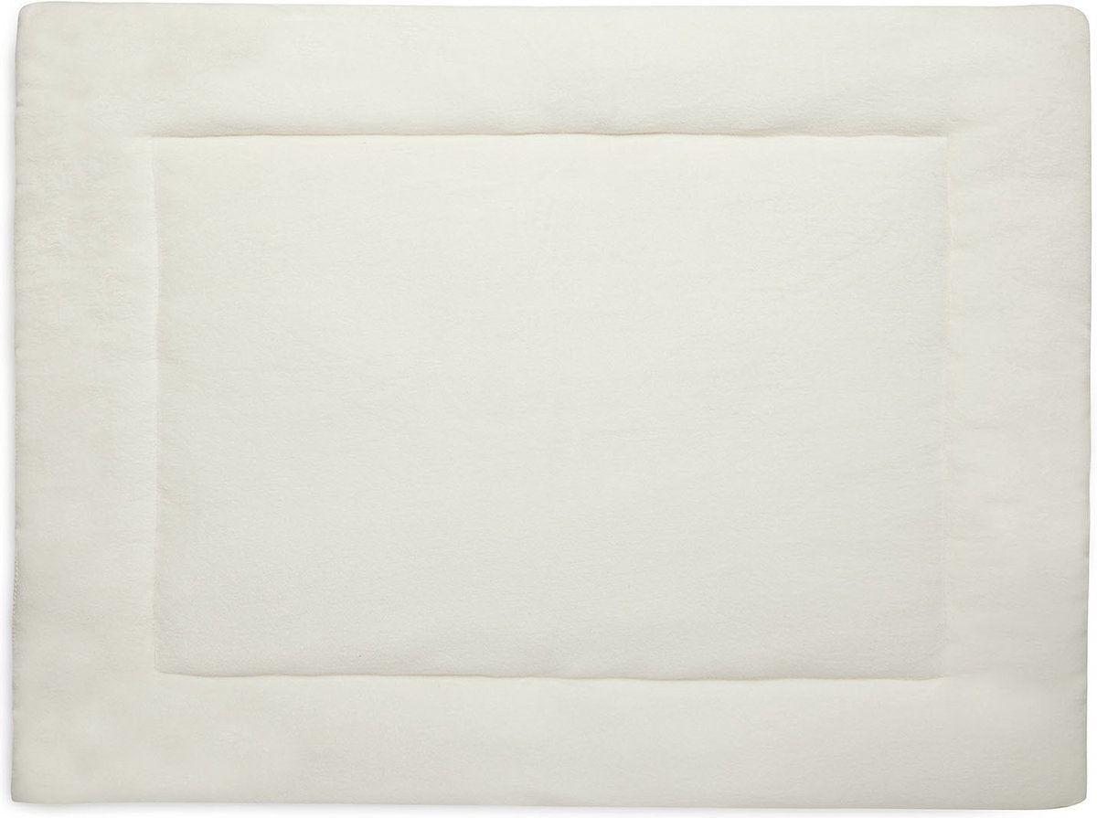 Jollein - boxkleed 75x95cm - speelkleed baby - basic knit - ivory