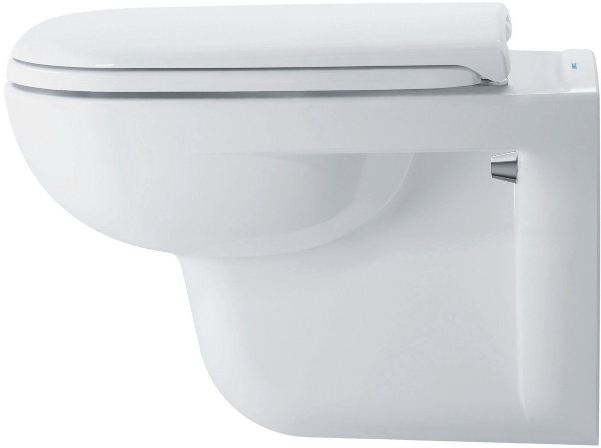 Duravit D-Code Toilettensitz 43,8 x 35,9 x 5 cm mit Absenkautomatik – Kunststoff – glänzend weiß
