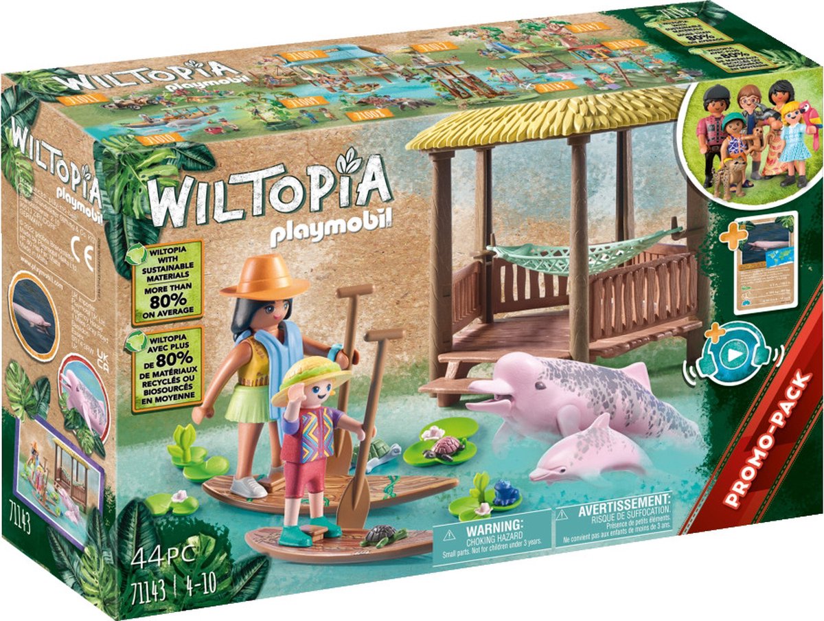 Playmobil Wiltopia – Paddelausflug mit den Flussdelfinen – 71143