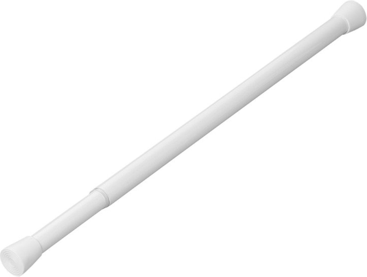 Proplus uitschuifbare vastzetstang - enkel - 48-80 cm - wit