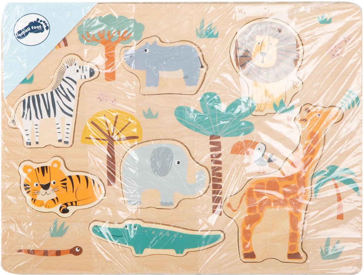 Small Foot - Holzpuzzle Safari