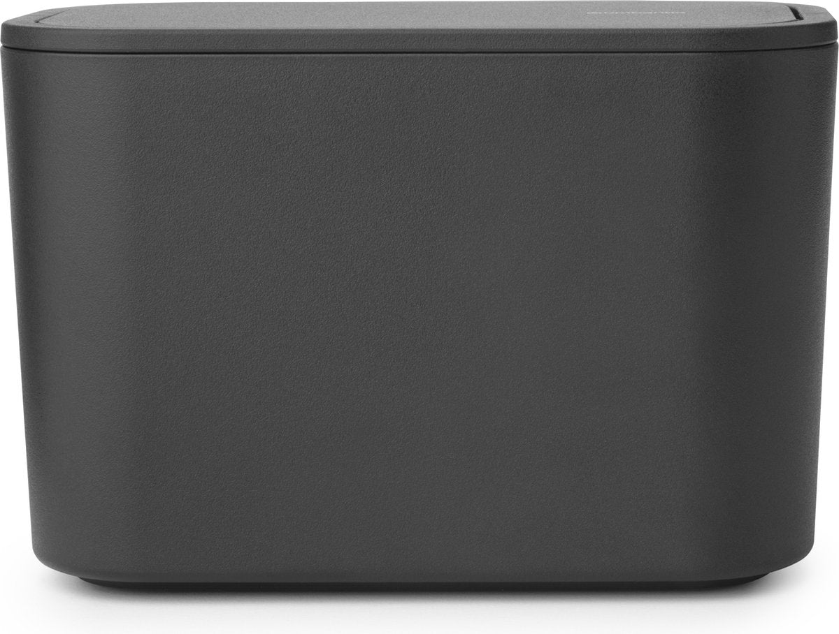 Brabantia Mindset Badezimmer-Abfallbehälter – Dunkelgrau