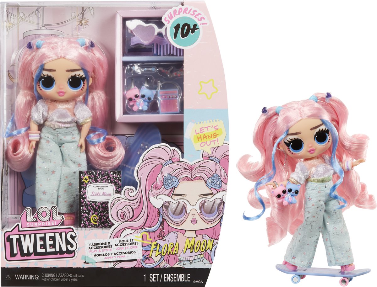 Lol. Überraschung! Tweens-Modepuppe – 16,5 cm – Flora Moon