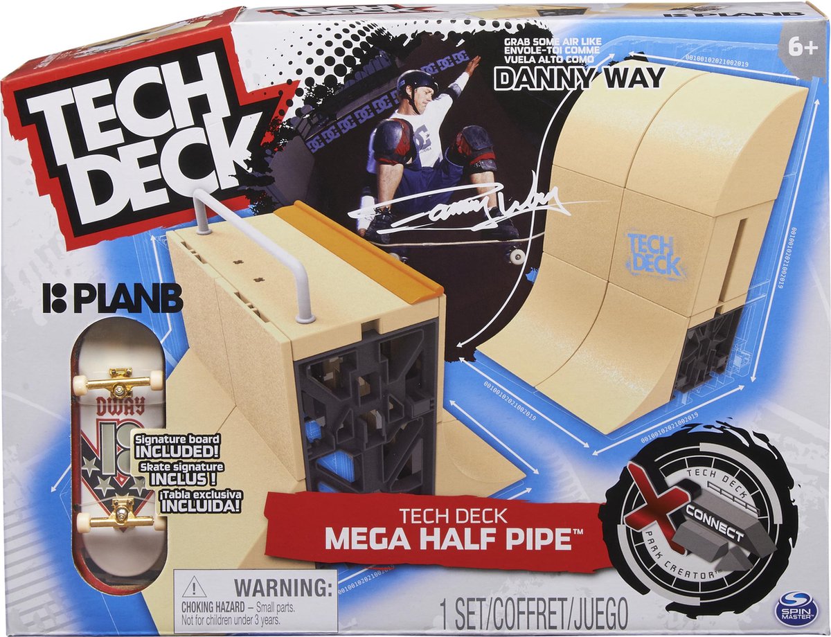 Tech Deck Danny Way Mega Halfpipe | 2 Stk