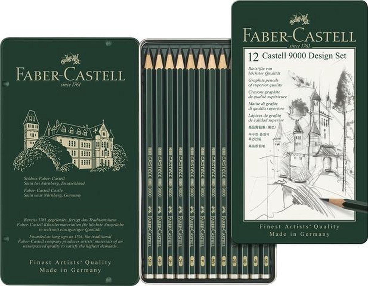 Faber Castell FC-119064 Bleistift 9000 Design-Set