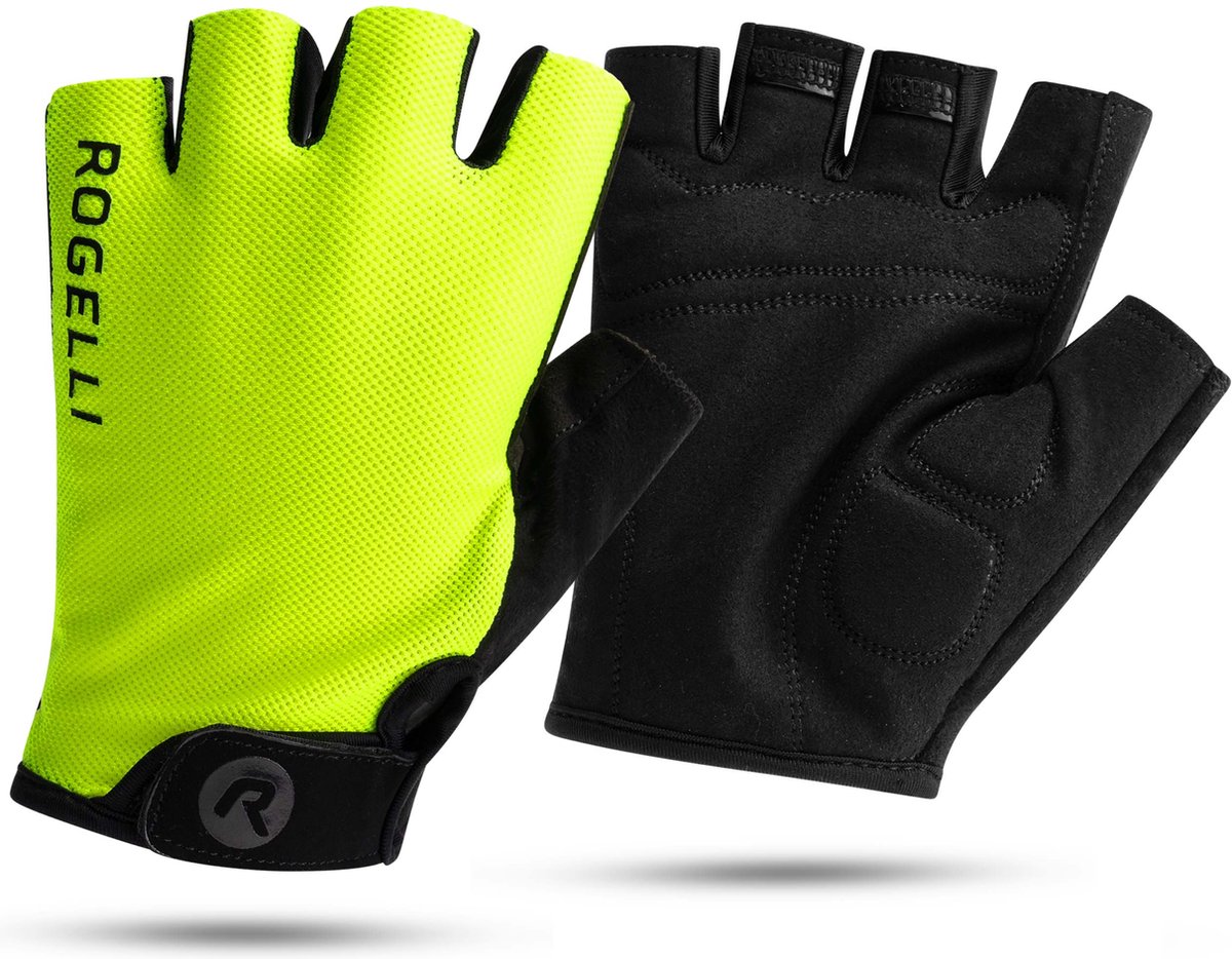 Rogelli core fietshandschoenen heren - zomer - fluorgeel - l