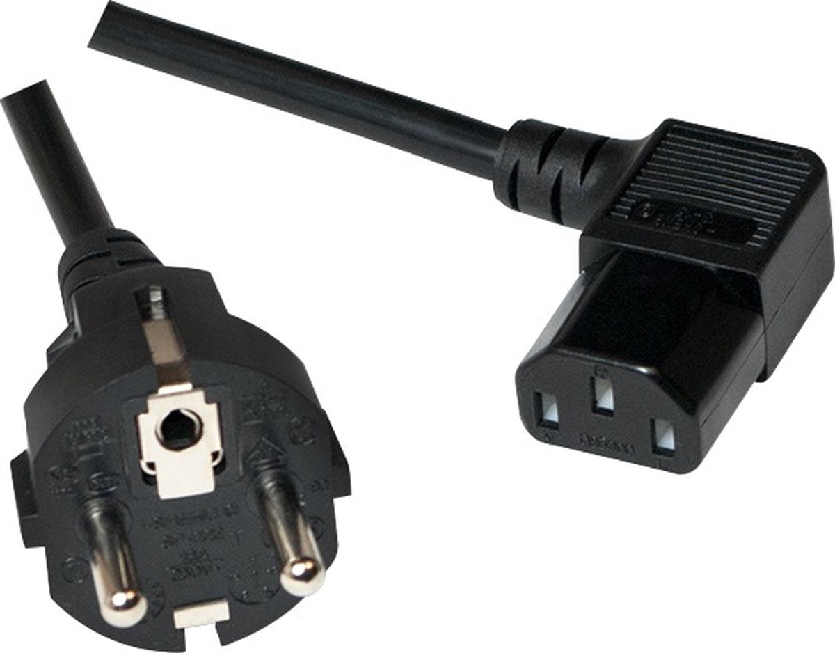 Logilink-Stromkabel für PC-Monitor, 3 m, Schuko C13, effizient