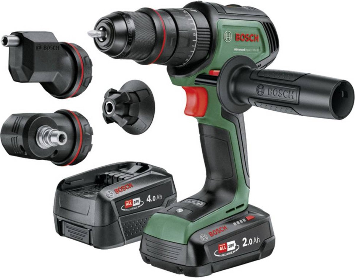 Bosch home and garden advancedimpact 18v-80 quicksnap accu-klopboormachine