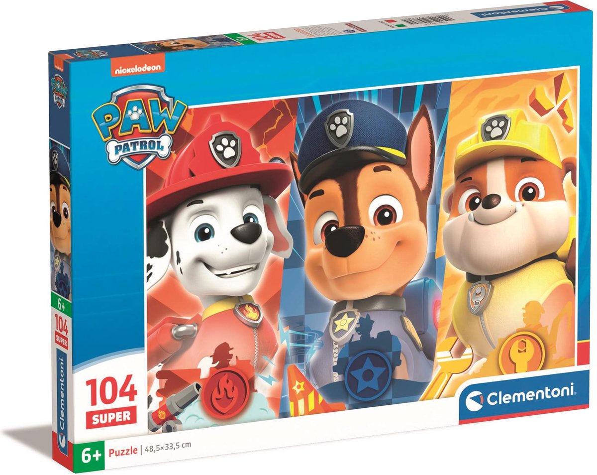 Clementoni Jigsaw Puzzle Super Color Paw Patrouille Nahauf.