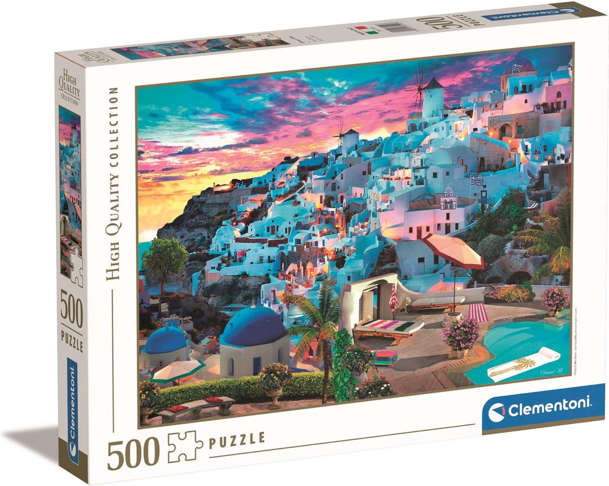 Clementoni Jigsaw Puzzle Griechenlandansicht, 500st.